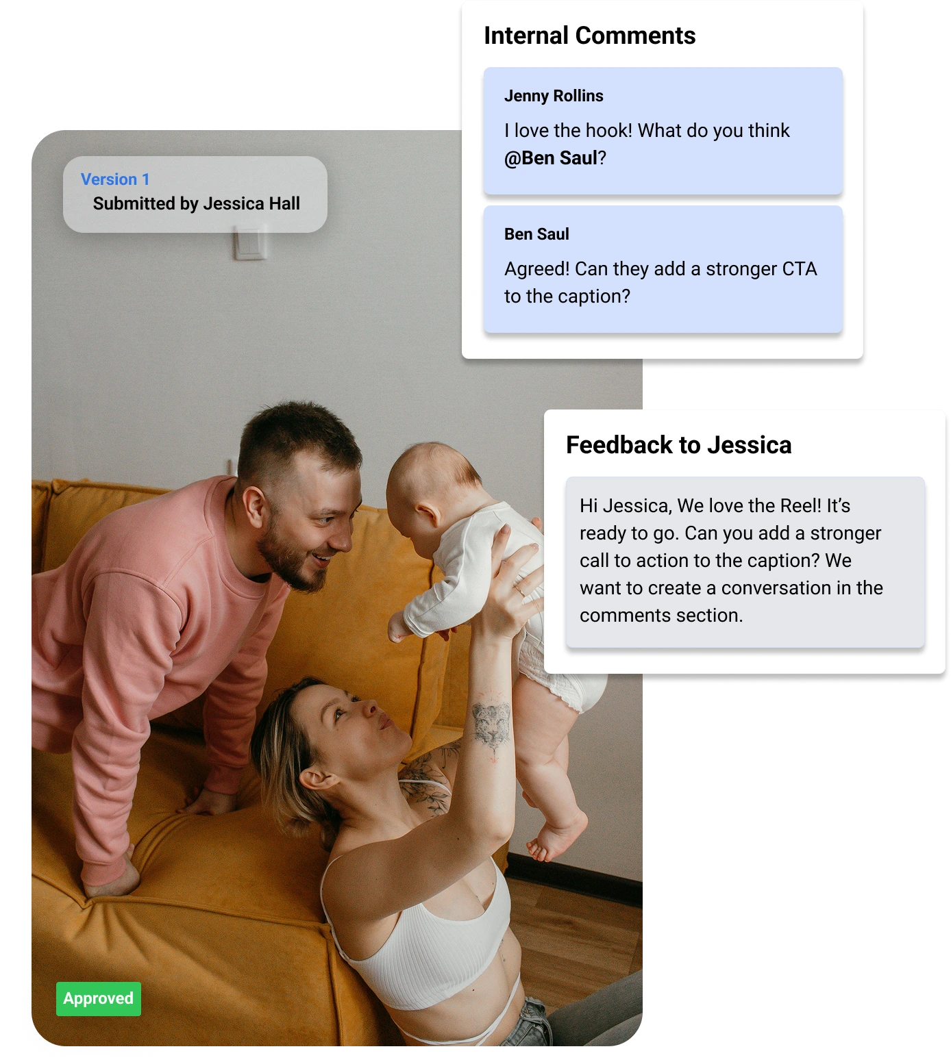 Review and improve content with internal comments