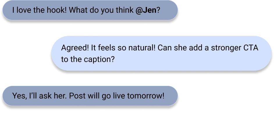 Internal Feedback